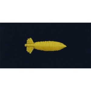 Navy Embroidered Collar Device: Underwater Ordnance, coverall