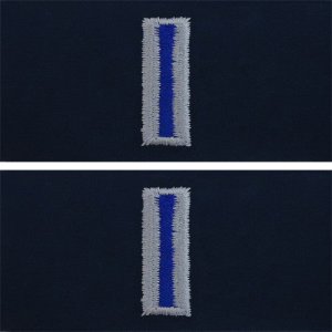 Navy Embroidered Collar Device: Warrant Officer 5, coverall