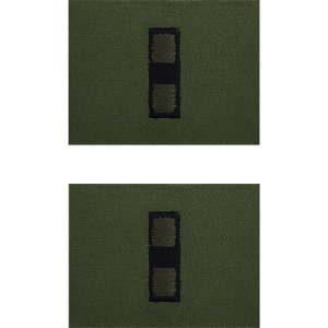 Navy Embroidered Collar Device: WO3, embroidered on Subdued