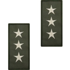 Navy Embroidered Rank: 3 Star: Vice Admiral, flight suit