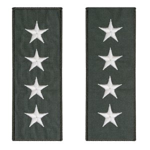 Navy Embroidered Rank: 4 Star: Admiral, flight suit
