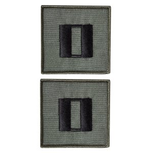 Navy Embroidered Rank: Lieutenant, flight suit embroidered black rank