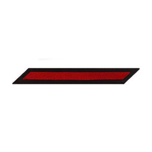 Navy Enlisted Hash Marks: Red on Blue, female, set of 1