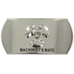 Navy Enlisted Specialty Belt Buckle: Machinist''s Mate: MM