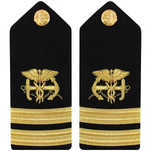 Navy Female Hard Shoulder Board: Lieutenant