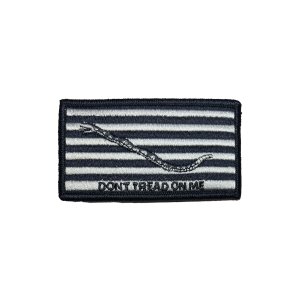Navy Flag Patch: Blue: Don''t Tread On Me Flag, Embroidered 2 Piece Organizational Clothing (2POC)
