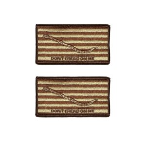 Navy Flag Patch: Don''t Tread On Me Flag, Embroidered Desert Digital NWUII