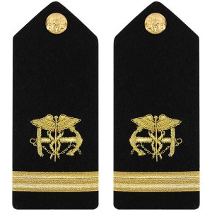 Navy Male Hard Shoulder Board: Ensign