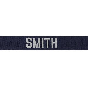 Navy Name Tape: Enlisted, Embroidered on Coverall