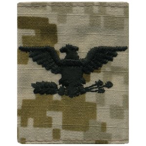 Navy Parka Tab Device: Desert Digital Embroidered CAPT Captain