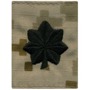 Navy Parka Tab Device: Desert Digital Embroidered CDR Commander