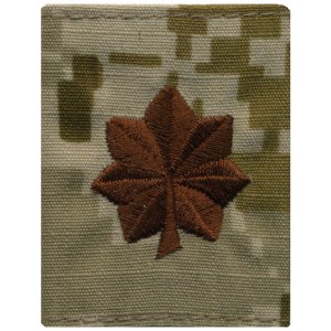 Navy Parka Tab Device: Desert Digital Embroidered LCDR Lieutenant Commander