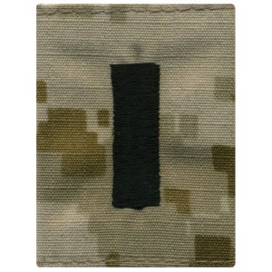 Navy Parka Tab Device: Desert Digital Embroidered LTJG Lieutenant Junior Grade