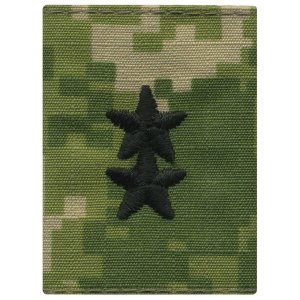 Navy Parka Tab Device: Woodland Digital Embroidered RADM Rear Admiral Upper