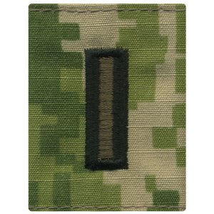 Navy Parka Tab Device: Woodland Digital Embroidered WO5 Warrant Officer