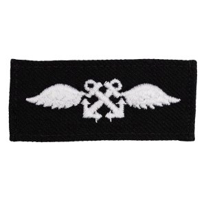 Navy Rating Badge: Striker Mark for AB Aviation Boatswains Mate, serge for dress uniforms