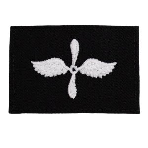 Navy Rating Badge: Striker Mark for AD Aviation Machinists Mate, Serge for dress blue uniform