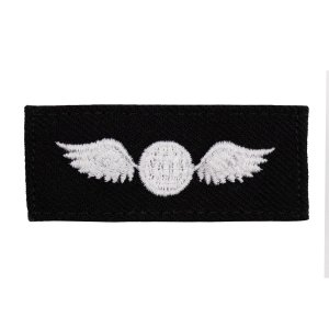 Navy Rating Badge: Striker Mark for AE Aviation Electricians Mate, Serge for dress blue uniform