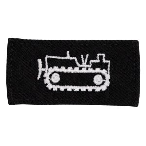 Navy Rating Badge: Striker Mark for EO Equipment Operator, Serge for dress blue uniform