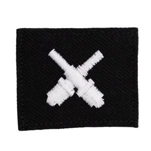 Navy Rating Badge: Striker Mark for GM Gunners Mate, Serge for dress blue uniform
