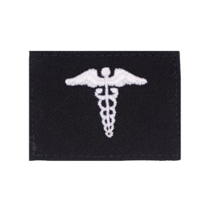 Navy Rating Badge: Striker Mark for HM Hospitalman, Serge for dress blue uniform