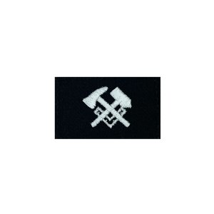 Navy Rating Badge: Striker Mark for HT Hull Maintenance Technician, Serge for dress blue uniform