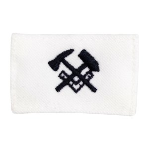Navy Rating Badge: Striker Mark for HT Hull Maintenance, white CNT for dress uniforms