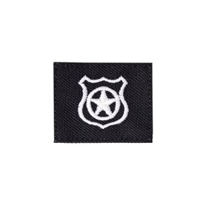 Navy Rating Badge: Striker Mark for MA Master at Arms, Serge for dress blue uniform