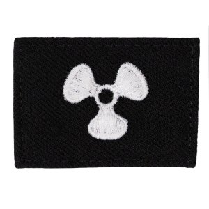 Navy Rating Badge: Striker Mark for MM Machinist Mate, Serge for dress blue uniform