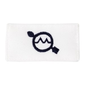 Navy Rating Badge: Striker Mark for OS Operations Specialist, white CNT for dress uniforms