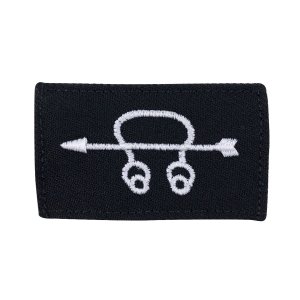 Navy Rating Badge: Striker Mark for ST Sonarman, Serge for dress blue uniform