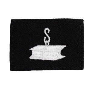 Navy Rating Badge: Striker Mark for SW Steelworker, Serge for dress blue uniform