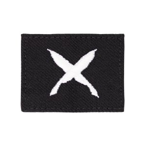Navy Rating Badge: Striker Mark for YN Yeoman, Serge for dress blue uniform