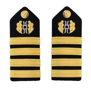 Navy Shoulder Board: Captain Judge Advocate, male