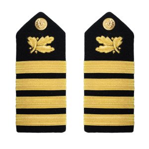 Navy Shoulder Board: Captain Supply Corps, male