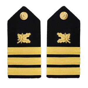 Navy Shoulder Board: Commander Supply Corps, female