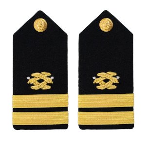 Navy Shoulder Board: Lieutenant Civil Engineer, female