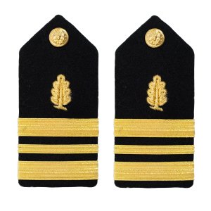 Navy Shoulder Board: Lieutenant Commander Medical Service, female