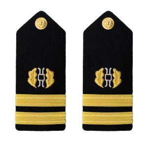 Navy Shoulder Board: Lieutenant Judge Advocate, male