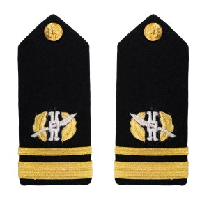 Navy Shoulder Board: Lieutenant Junior Grade Law Community, male