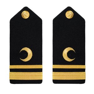 Navy Shoulder Board: Lieutenant Junior Grade Muslim Chaplain, male