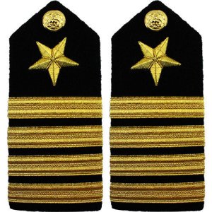 Navy Shoulder Board: Line Captain, male