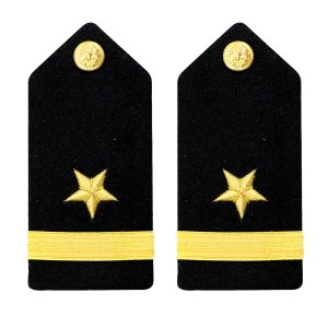Navy Shoulder Board: Line Ensign, female