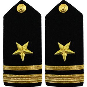 Navy Shoulder Board: Line Lieutenant Junior Grade, female