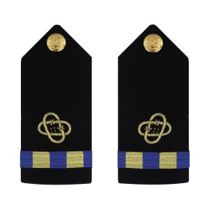 Navy Shoulder Board: Warrant Officer 2 Electronics Technician, Female
