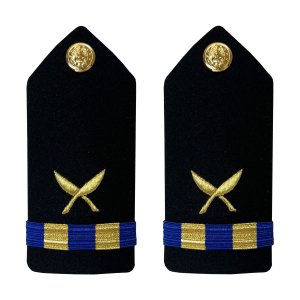 Navy Shoulder Board: Warrant Officer 2 Ship Clerk, Female