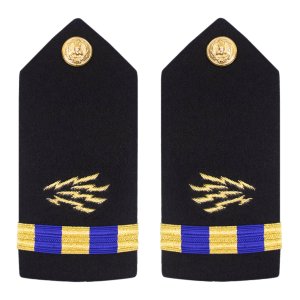 Navy Shoulder Board: Warrant Officer 3 Information Systems Technician, Female