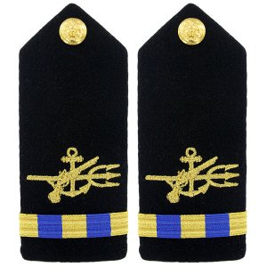 Navy Shoulder Board: Warrant Officer 3 Special Warfare Operator, Male