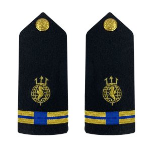 Navy Shoulder Board: Warrant Officer 5 Acoustic Technician