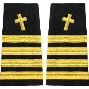 Navy Soft Shoulder Mark: Captain Christian Chaplain